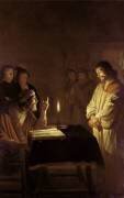 Le Christ devant le Grand Prêtre (Gerrit van Honthorst) - Muzeo.com
