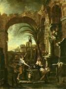 Le Christ et la Samaritaine (Alessandro Magnasco) - Muzeo.com