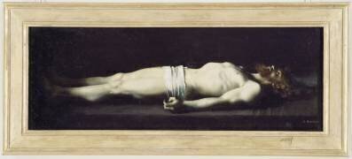 Le Christ mort ou Jésus au tombeau (Jean-Jacques Henner) - Muzeo.com