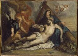 Le Christ pleuré par la Vierge (Antoine van Dyck) - Muzeo.com