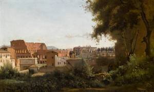 Le Colisée, vue des jardins Farnèse (Jean-Baptiste Camille Corot) - Muzeo.com