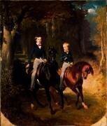 Le comte de Paris et le duc de Chartres (Alfred Dedreux) - Muzeo.com