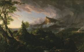 Le cours de l'Empire : l'état sauvage (Thomas Cole) - Muzeo.com