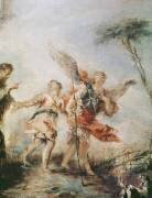 Le Départ de Tobias et de l'Ange (Détail) (Francesco Guardi) - Muzeo.com