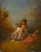 Le Faux pas (Antoine Watteau) - Muzeo.com