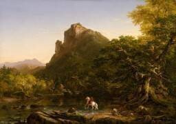 Le Ford de la montagne (Thomas Cole) - Muzeo.com