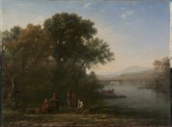 Le gué (Claude Gellée) - Muzeo.com