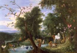 Le jardin d'Eden (Jan van Kessel) - Muzeo.com