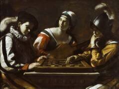 Le jeu de dames (Mattia Preti) - Muzeo.com