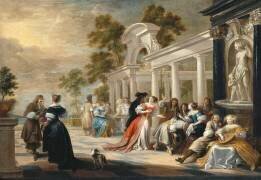 Le jeu de la Main chaude (Hiéronymus Janssens) - Muzeo.com