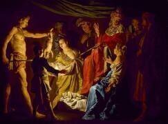 Le jugement de Salomon (Matthias Stomer) - Muzeo.com