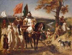 Le Kaïd, chef marocain (Eugène Delacroix) - Muzeo.com