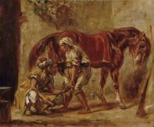 Le Maréchal-Ferrant (Eugène Delacroix) - Muzeo.com