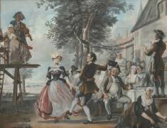 Le mariage de Kloris et Roosje (Cornelis Troost) - Muzeo.com