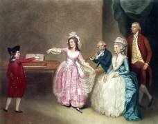 Le menuet (Johan Zoffany) - Muzeo.com