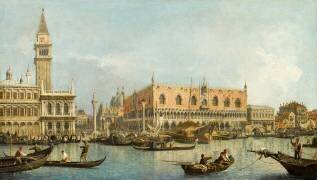 Le Môle - Vue du bassin de Saint Marc (Canaletto) - Muzeo.com