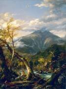 Le Mont Marcy depuis la rivière Opalescent (Thomas Cole) - Muzeo.com