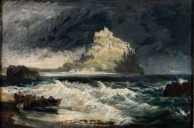 Le Mont Saint-Michel (Eugène Isabey) - Muzeo.com