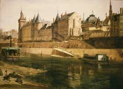Le Palais de Justice (Adrien Dauzats) - Muzeo.com