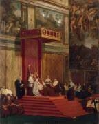 Le Pape Pie VII tenant chapelle (Jean-Auguste-Dominique Ingres) - Muzeo.com