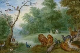 Le paradis avec la chute de l'homme (Jan Brueghel le Jeune) - Muzeo.com