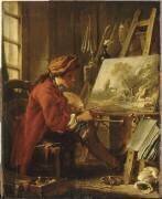 Le Peintre dans son atelier (François Boucher) - Muzeo.com