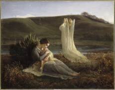 Le Poème de l'âme. L'Ange et la mère (Louis Janmot) - Muzeo.com