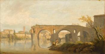Le Ponte Rotto à Rome (Joseph Vernet) - Muzeo.com