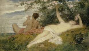Le printemps (Arnold Böcklin) - Muzeo.com
