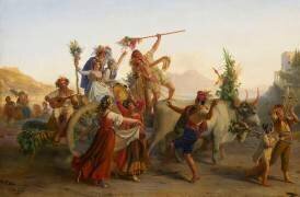 Le Retour de la Fête de la Madone de l'Arc, près de Naples (Léopold Robert) - Muzeo.com