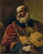 Le Roi David (Guercino) - Muzeo.com