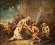 Le Sacrifice de Manué (Charles André van Loo) - Muzeo.com