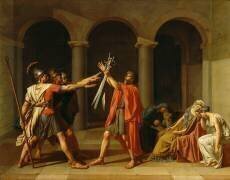 Le Serment des Horaces (Jacques-Louis David) - Muzeo.com
