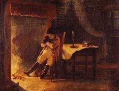 Le soir de la bataille de Champaubert (Nicolas-Toussaint Charlet) - Muzeo.com
