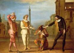 Le Tombeau de maître André (comédie de Brugière de Barante) (Claude Gillot) - Muzeo.com
