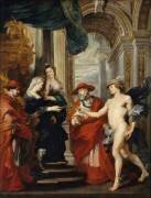 Le Traité d'Angoulême le 30 avril 1619, dit autrefois : la réconciliation de Marie de Médicis avec son fils (Peter Paul Rubens) - Muzeo.com