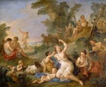 Le triomphe de Bacchus (Charles Joseph Natoire) - Muzeo.com