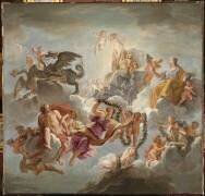 Le Triomphe de Saturne sur son char tiré par des dragons (Noël-Nicolas Coypel) - Muzeo.com