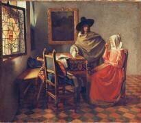 Le verre de vin (Johannes Vermeer) - Muzeo.com