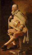 Le Vielleur, dit Le Vielleur à la sacoche ou Le Vielleur Waidmann (Georges de La Tour) - Muzeo.com