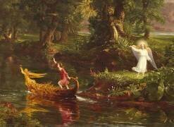 Le voyage de la vie : la jeunesse (Thomas Cole) - Muzeo.com