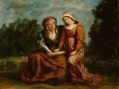L'éducation de la Vierge (Eugène Delacroix) - Muzeo.com