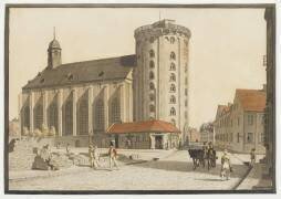 L'église de la Trinité de l'Observatoire de Copenhague (Christoffer Wilhelm Eckersberg) - Muzeo.com