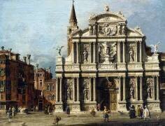 L'Eglise et le Campo Santo Maria Zobenigo, Venise (Canaletto) - Muzeo.com