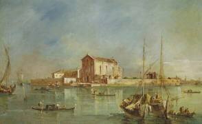 L'Île de San Cristoforo della Pace, Murano (Francesco Guardi) - Muzeo.com