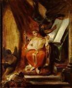 L'empereur Justinien composant ses instituts (Eugène Delacroix) - Muzeo.com