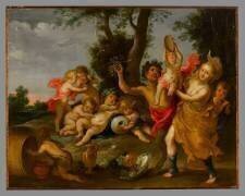 L'enfance de Bacchus (Jan van Balen) - Muzeo.com