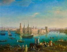 L'entrée du port de Marseille en 1754 (Joseph Vernet) - Muzeo.com