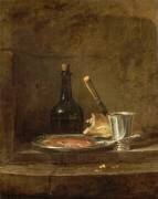 Les Apprêts d'un déjeuner, dit aussi Le Gobelet d'argent (Jean Siméon Chardin) - Muzeo.com