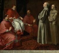 Les bienheureux Giles avant le pape Grégoire IX (Bartolomé Esteban Murillo) - Muzeo.com